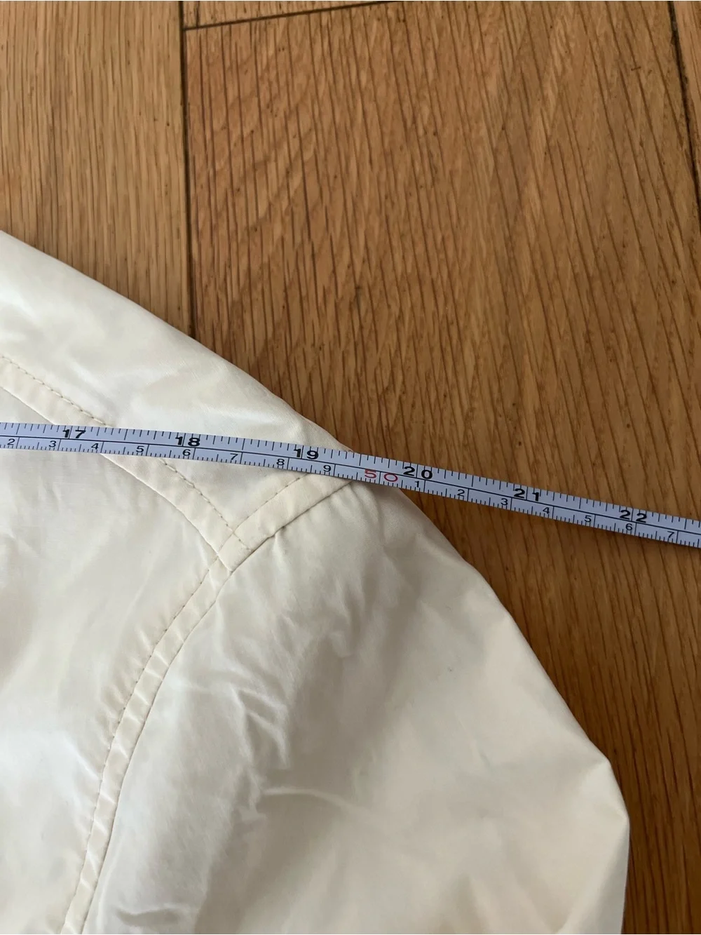Burberry White Lightweight Zip-Front Jacket